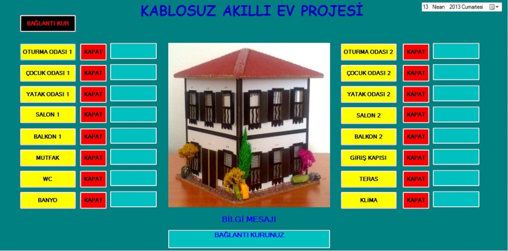 KABLOSUZ AKILLI EV (PC KONTROLLÜ) » Elektronik Proje Merkezine